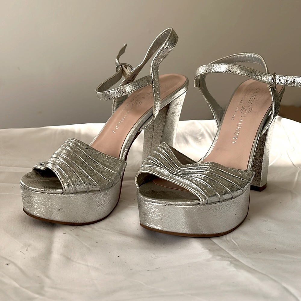 Chinese laundry silver heels